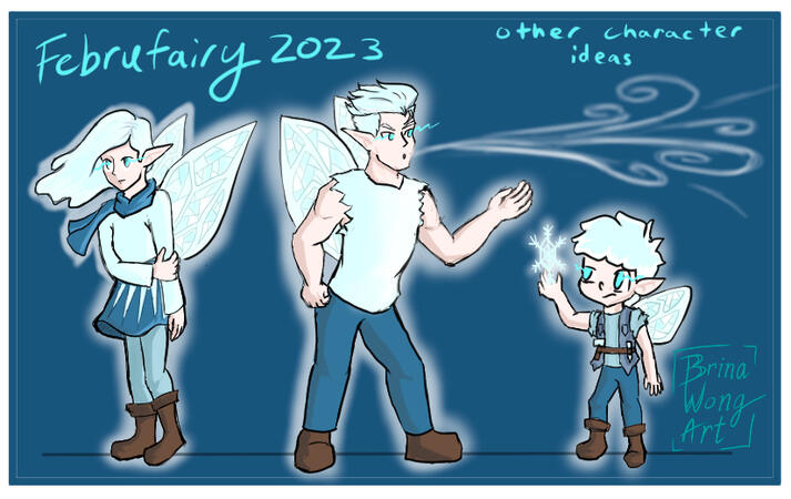 Other concepts for winter fairy