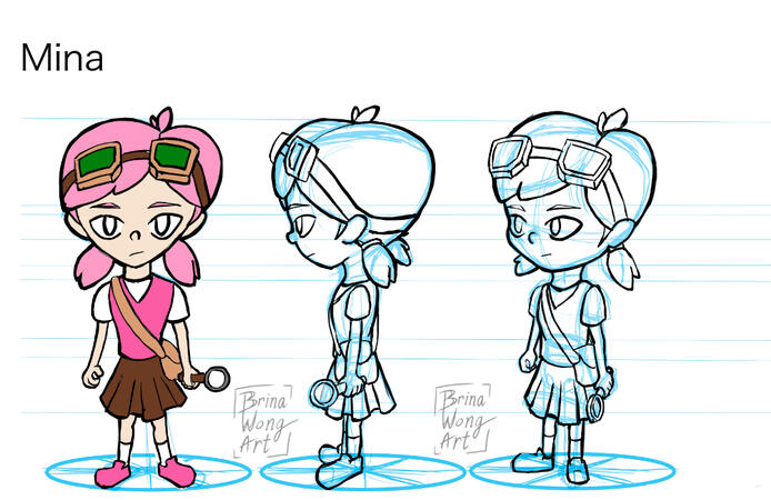 Mina character rotation